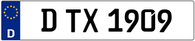Truck License Plate